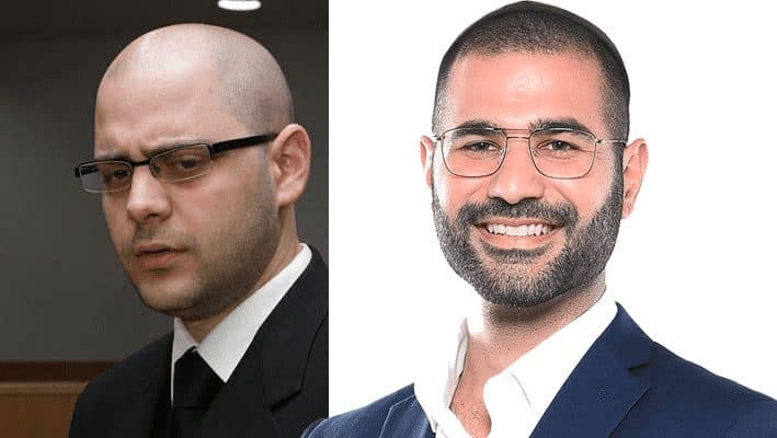 עורכי הדין איזון (מימין) ומסאלחה. צילום: תומר סבג, עצמי
