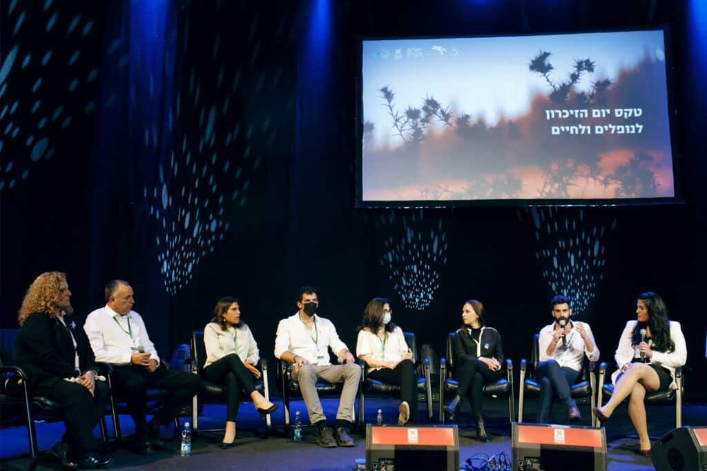 טקס מיום הזיכרון לנופלים ולחיים (2020). צילום – אפי יוספי, באדיבות "רסיסים"