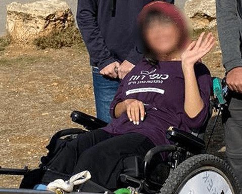 יהלי על כסא הגלגלים. באדיבות המשפחה