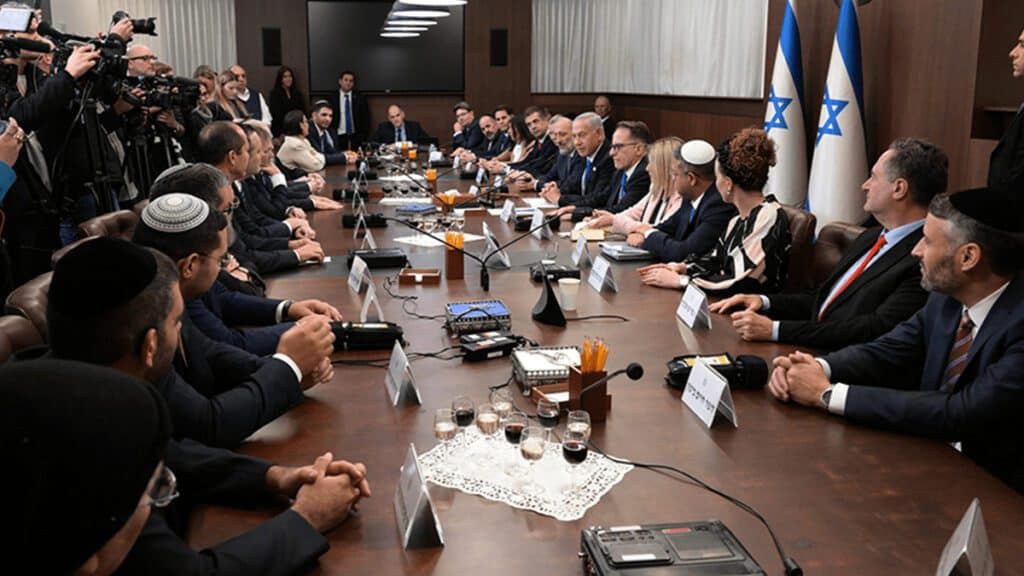 ממשלת ישראל ה-37. צילום – עמוס בן גרשום, לע"מ
