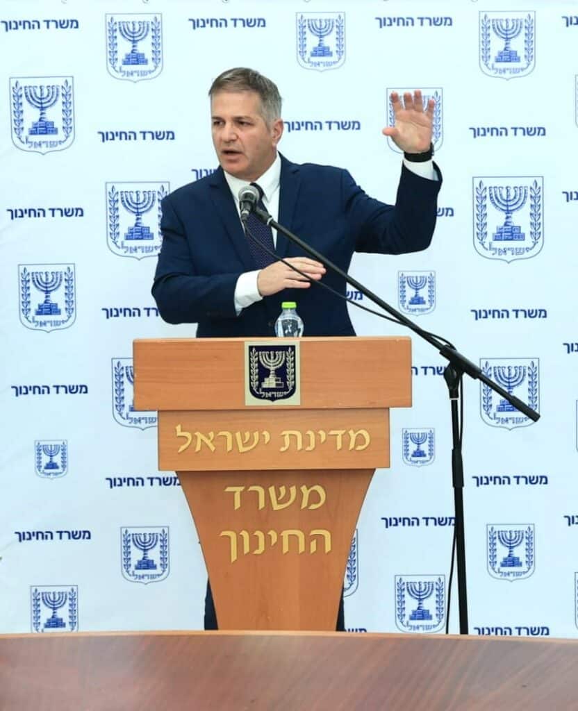 שר החינוך יואב קיש. צילום: דוברות משרד החינוך