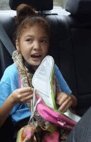 הילדה כריסטינה שהלכה לעולמה. צילום מתוך אלבום פרטי
