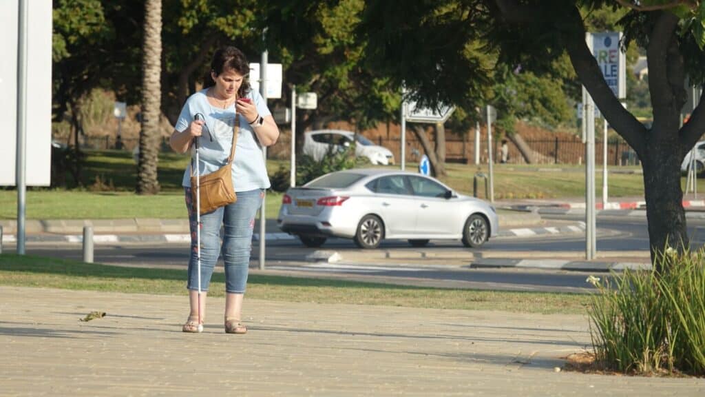 הנגשה לעיוורים במקומות ציבוריים. צילום: RightHear