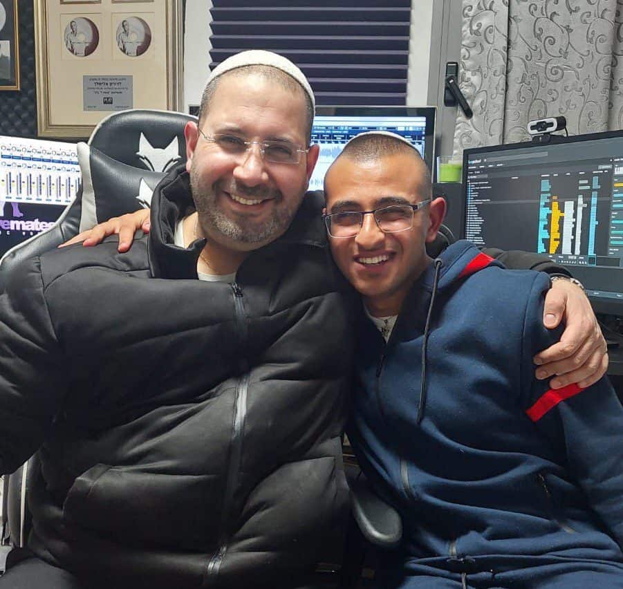 עמית סמוכי עם דורון אלימלך. צילום: באדיבות המשפחה