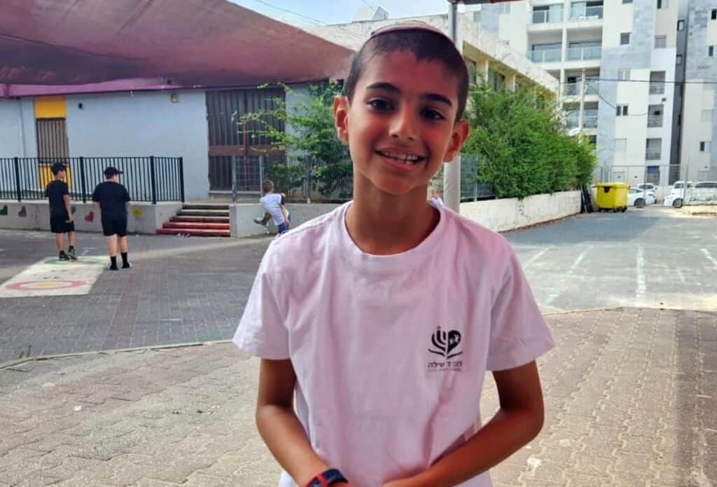 שריה כהן בן ה-7. צילום באדיבות המשפחה
