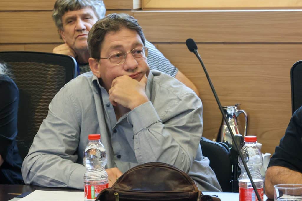 יו"ר ארגון נכי צה"ל עידן קלימן (צילום: דני שם טוב, דוברות הכנסת)
