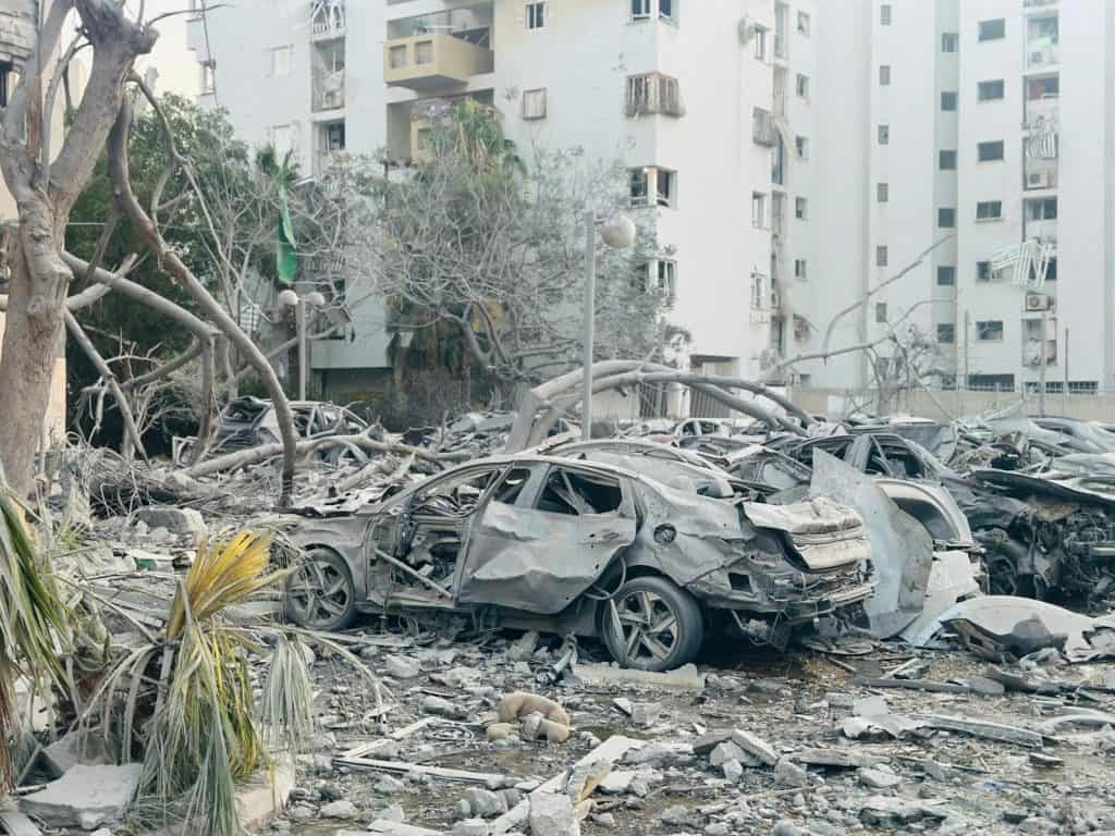זירת הנפילה, באר שבע (צילום: דוברות כבאות והצלה)