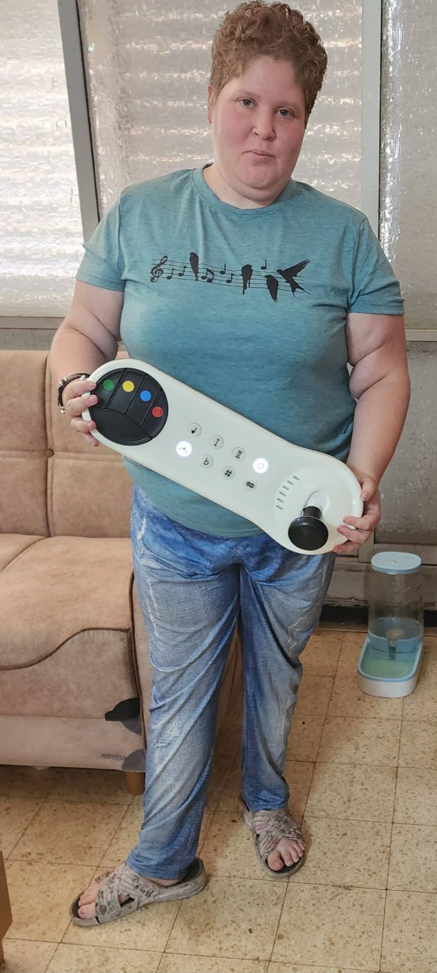 יפעת מאיר עם כלי הארקנה