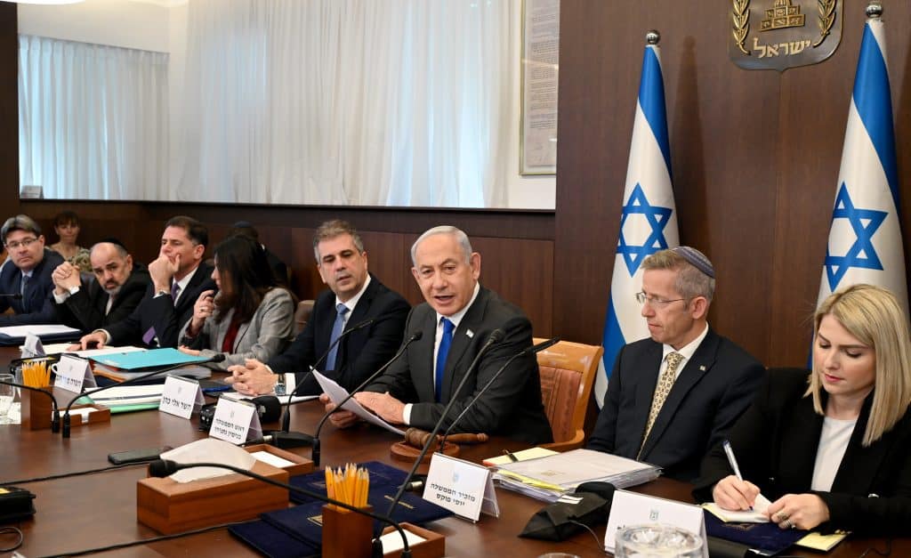 ישיבת ממשלה (צילום: קובי גדעון, לע"מ)