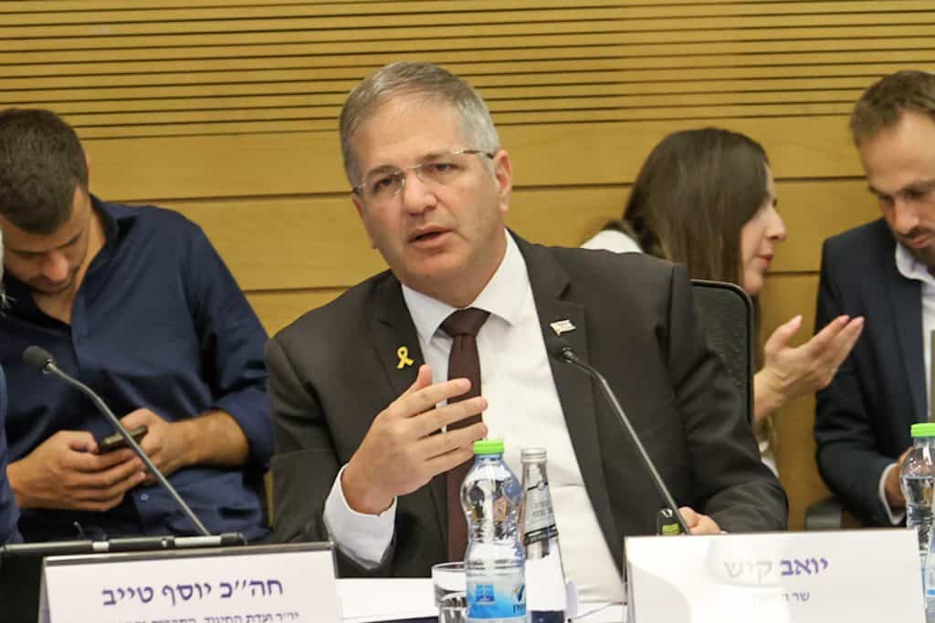 שר החינוך יואב קיש (דני שם טוב, דוברות הכנסת)