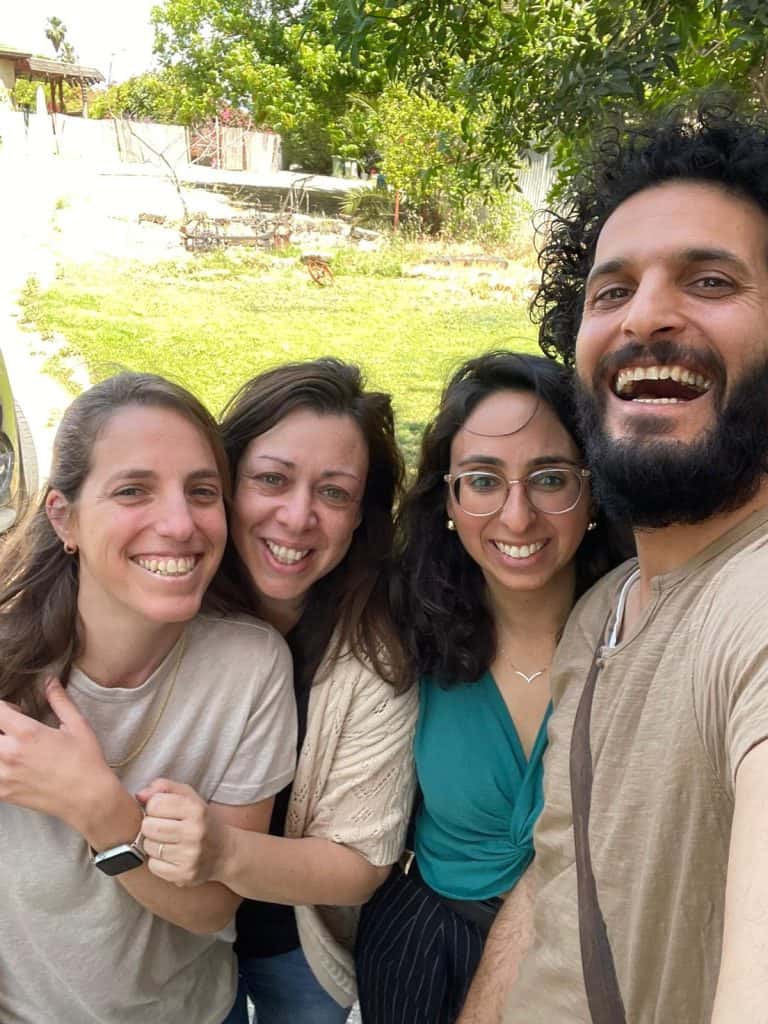 יזמי צוות סנאפ עידן אסלן, חופית קורן, מאיה סגל וליאור טוינברג