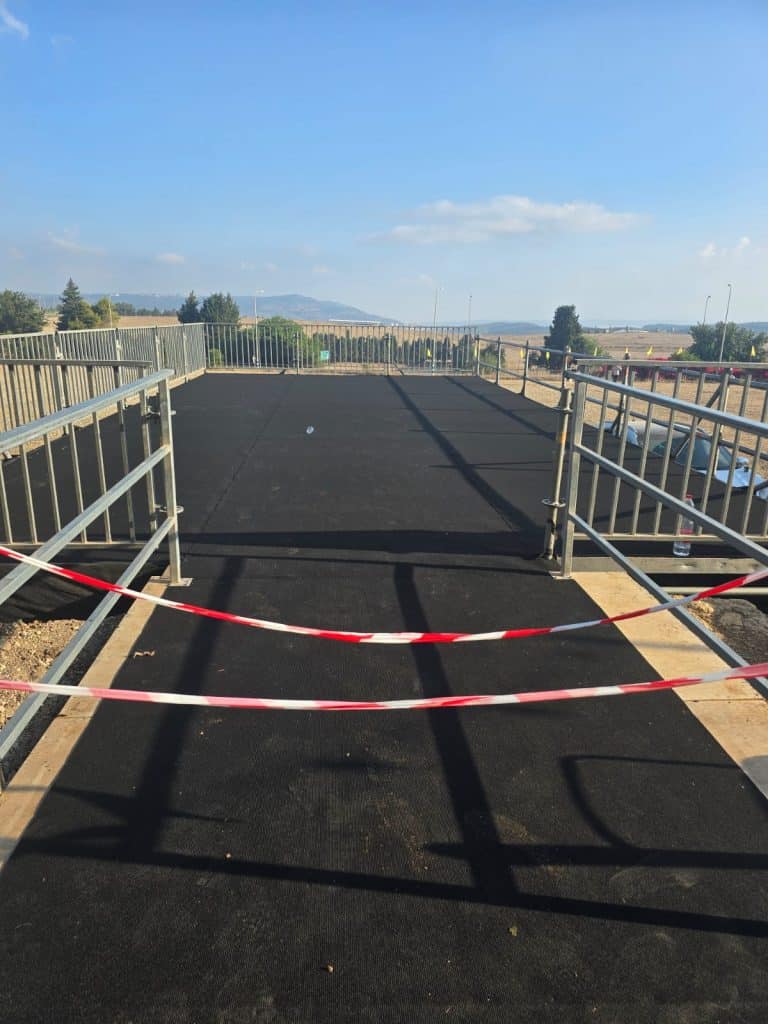 הכניסה לאזור המונגש בפסטיבל מגדה (צילום: אורלי לוריא)