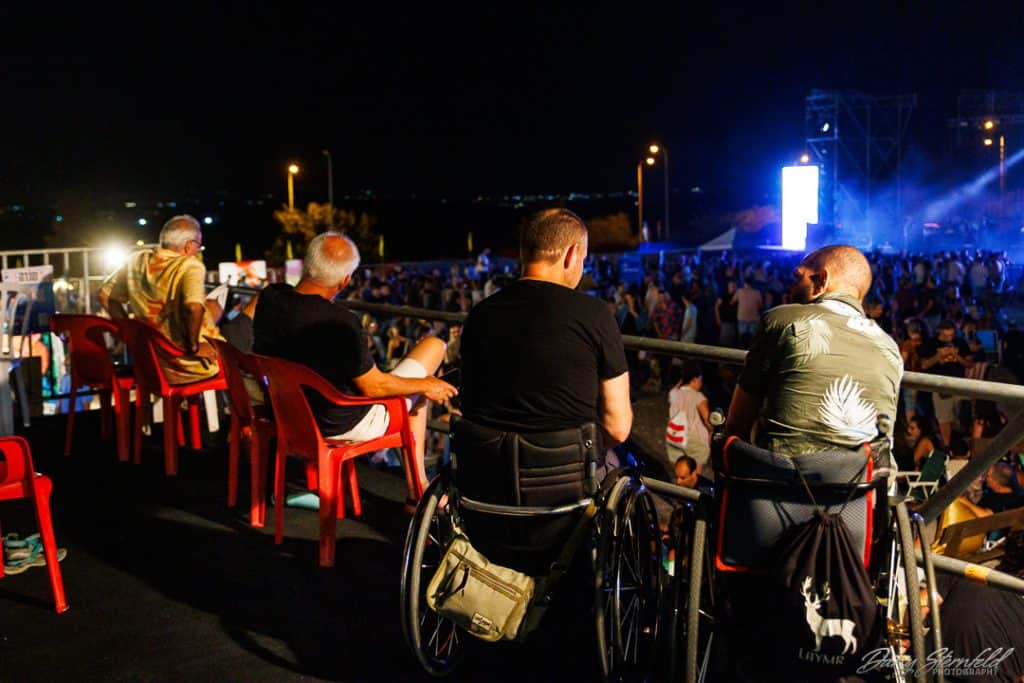 הבמה המונגשת בפסטיבל מגדה בשנה שעברה (צילום: עלמה פרידן)