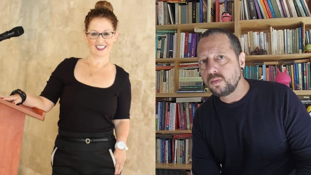 בועז אחד העם וד"ר כרמית נעה שפיגלמן (באדיבות המצולמים)