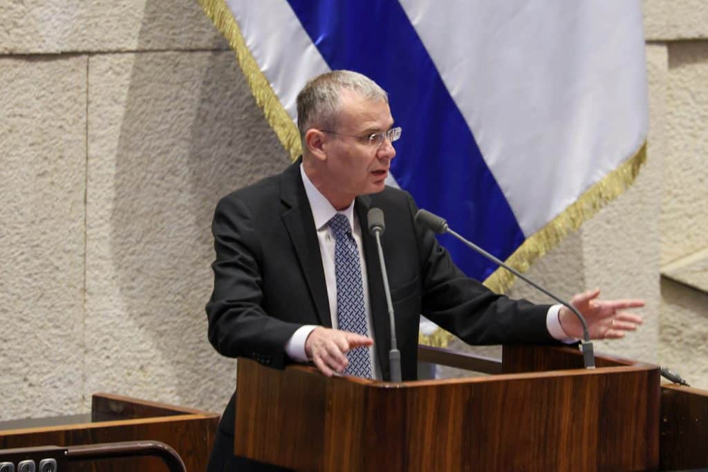 שר המשפטים יריב לוין (צילום: דני שם טוב, דוברות הכנסת)