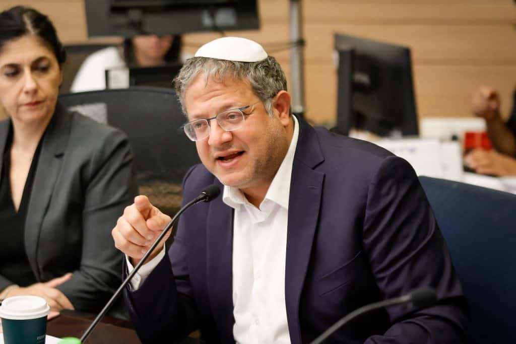 השר לביטחון לאומי איתמר בן גביר (צילום: נועם מושקוביץ, דוברות הכנסת)