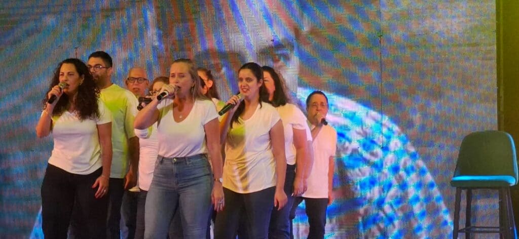 להקת שווים בקול (צילום: רפאל סגל)