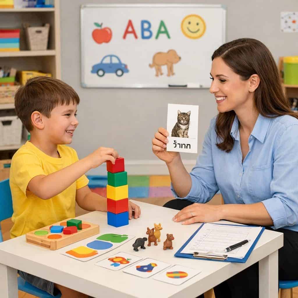 טיפול ABA (אילוסטרציה: chatgpt)