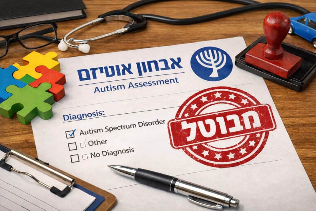אבחון אוטיזם מבוטל (אילוסטרציה: chatgpt)