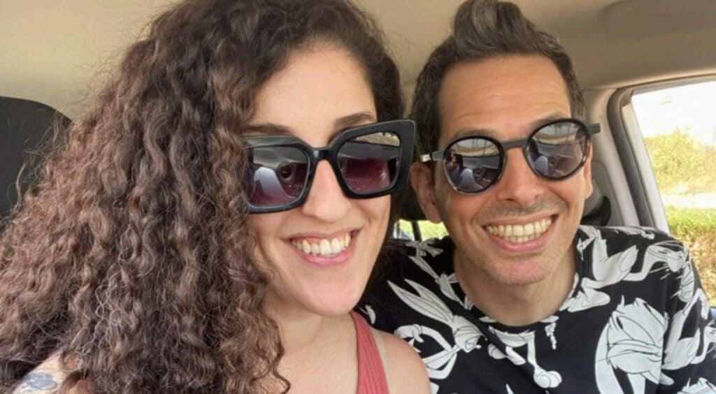 מיכה קויטני ובת זוגו לולה אדיר