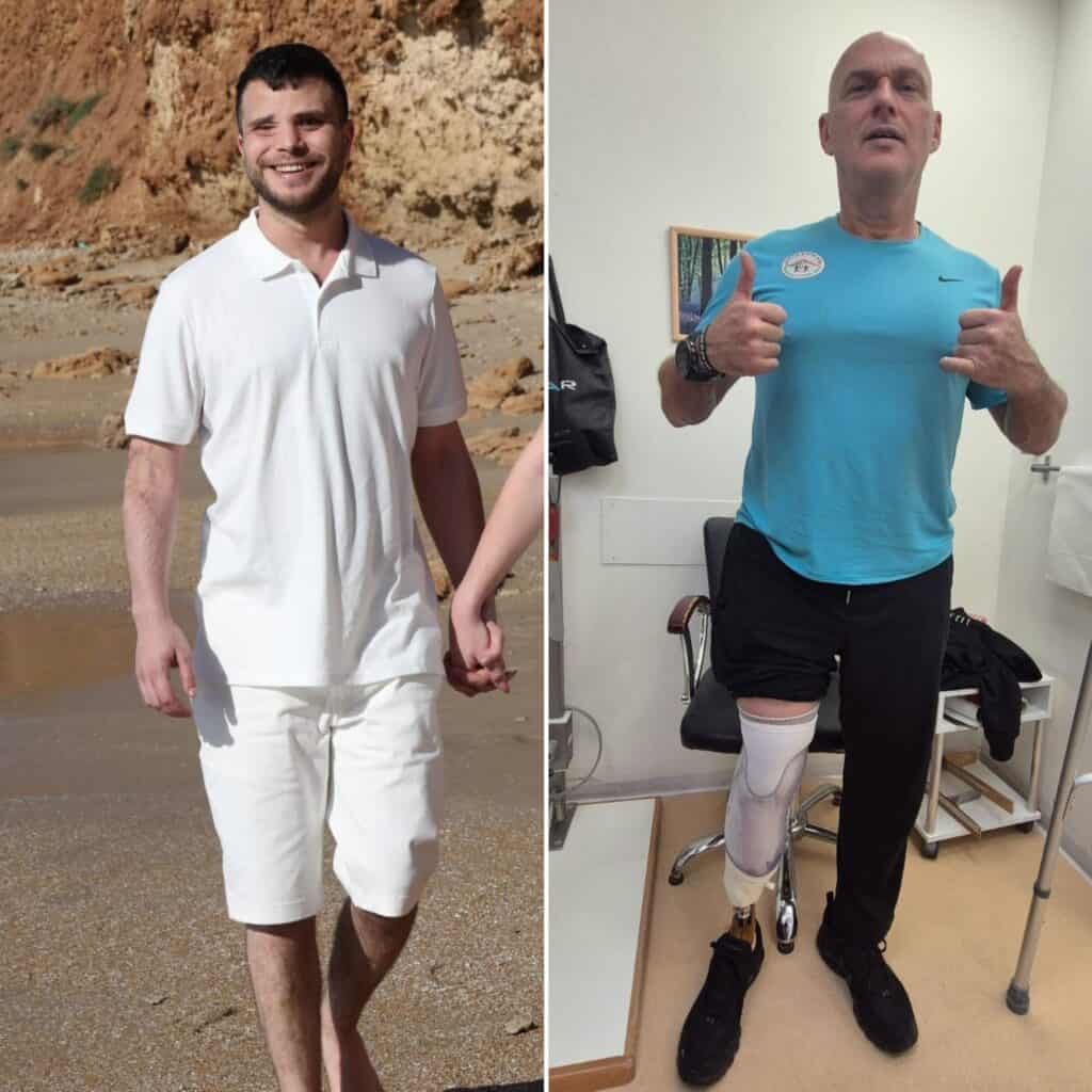 דן אמיר (מימין) ומתן לוי (באדיבות המצולמים)