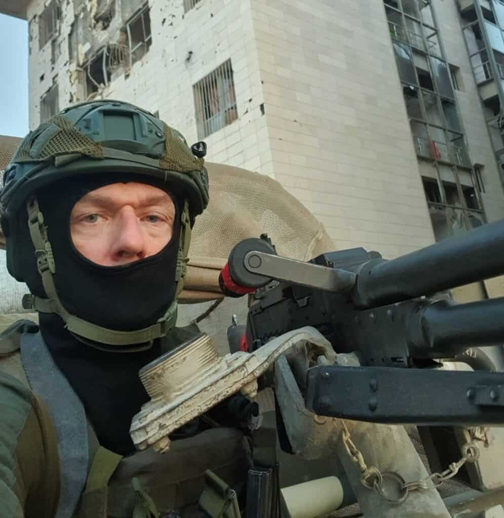 דן אמיר בלחימה (באדיבות המצולם)