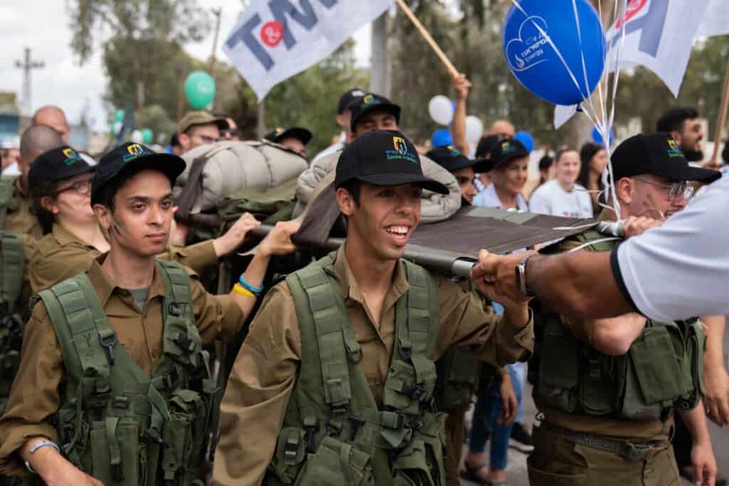 מסע הכומתה של "גדולים במדים" (צילום: דובר צה"ל)