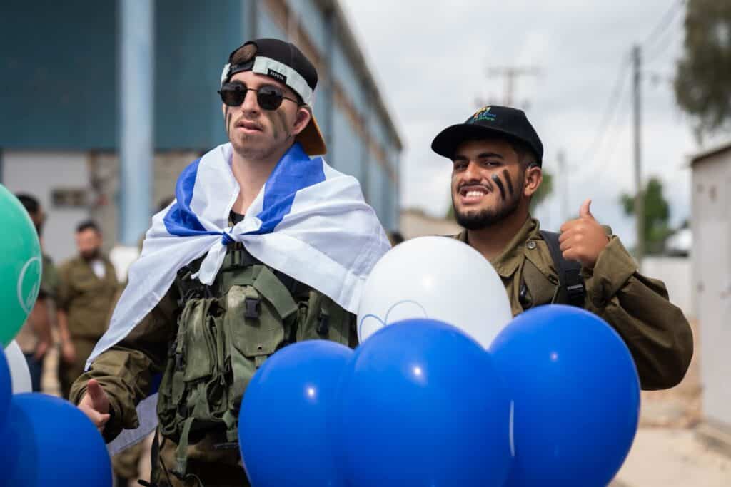 מסע הכומתה של "גדולים במדים" (צילום: דובר צה"ל)