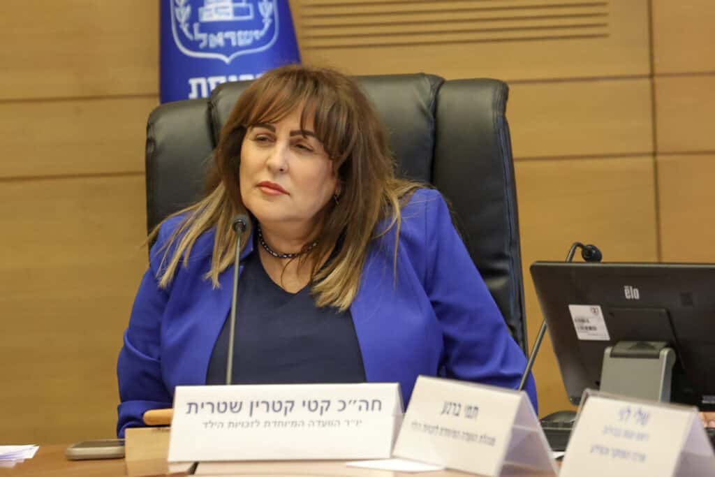 יו"ר הוועדה לזכויות הילד של הכנסת, ח"כ קטי שטרית (צילום: דני שם טוב, דוברות הכנסת)