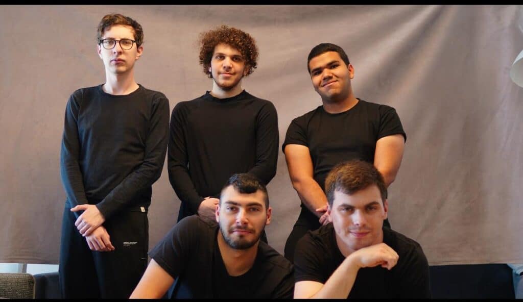 קאסט ההצגה "לא רואים עליך" (צילום: זוהר הלוי)